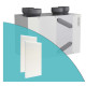 Atlantic Clim & Ventil - Filtres duo - filtres de rechange m5 pour duocosy - 412193
