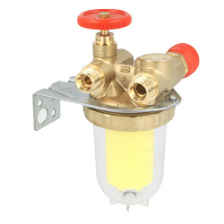 Filtre fioul avec système de retour Oilpur 3/8" pour système monotube