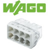 Wago Contact - Borne WAGO 2273 - 8 x 0,5 à 2,5mm² Transp. / Gris - 2273-208 X50