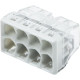 Wago Contact - Borne WAGO 2273 - 8 x 0,5 à 2,5mm² Transp. / Gris - 2273-208 X50