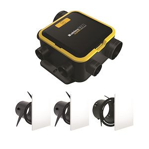 Aldes - Kit VMC simple flux EasyHOME Auto COMPACT + 3 grilles de ventilation ColorLINE - 11026036