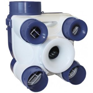 S&P - Kit VMC standard, pour l'habitat pavillonnaire du T1 au T7 jusqu'à 4 sanitaires - 604141