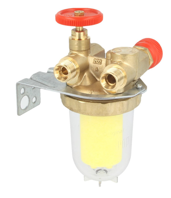 Filtre fioul avec système de retour Oilpur 3/8" pour système monotube