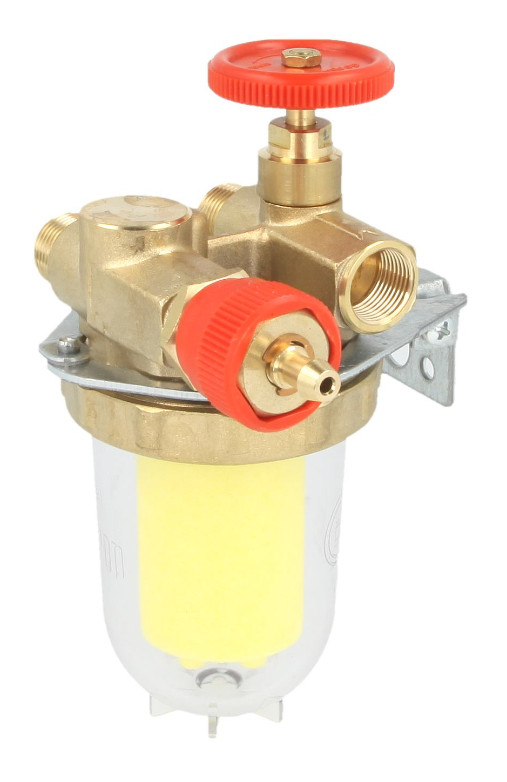 Filtre fioul avec système de retour Oilpur 3/8" pour système monotube