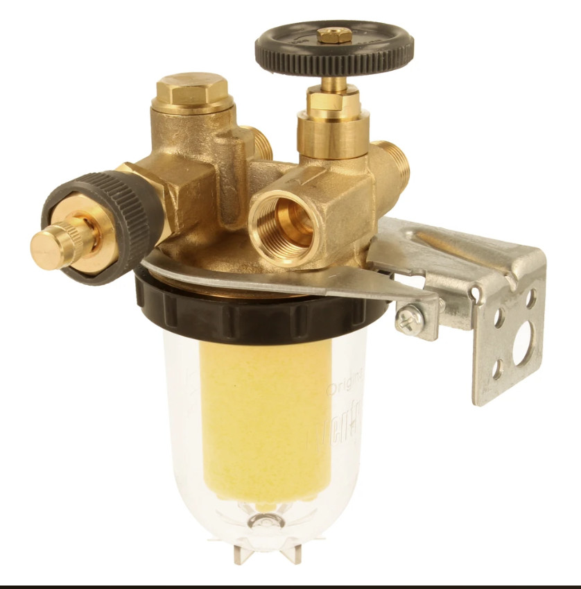 Filtre fioul avec système de retour Oilpur 3/8" pour système monotube